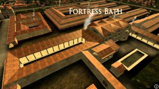 Animation of ancient Roman Fort in Caerleon Wales [upl. by Belen]