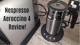 Nespresso Aeroccino 4 Milk Frother Review  Worth upgrading from the Aeroccino 3 [upl. by Sayre]