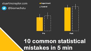 Ten Statistical Mistakes in 5 Min [upl. by Araeic180]