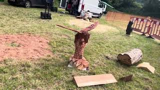 A fabulous range of wooden sculpture at Caerleon festival 2024 [upl. by King815]