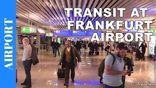 TRANSIT WALK AT FRANKFURT Airport FRA Terminal 1  Connection Flight Transfer Arriving amp Departing [upl. by Hootman383]