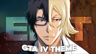 Aizen x Urahara  GTA IV Theme Edit [upl. by Ahsok32]